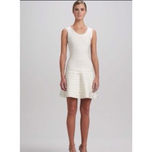 🚫 SOLD 🚫 Herve Leger Jules Scalloped A-Line Dress